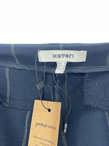 38 Beden lacivert Renk Koton Kumaş Pantolon %70 İndirimli.