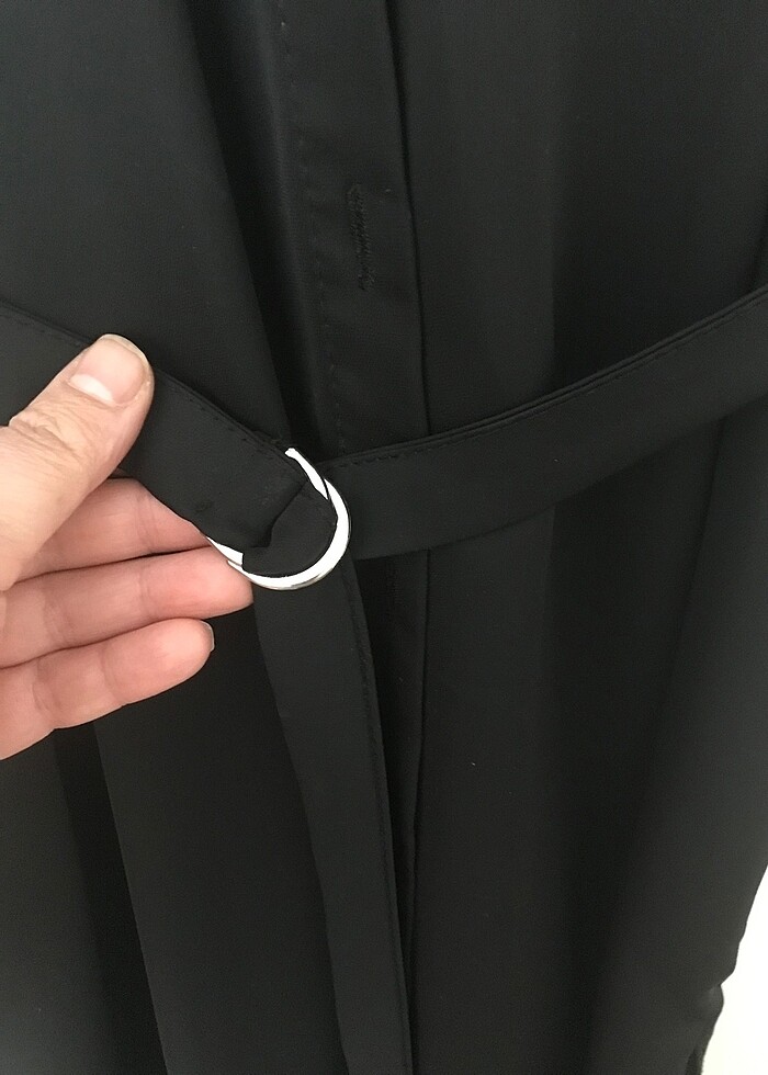 Şifon gömlek elbise - Görsel 3