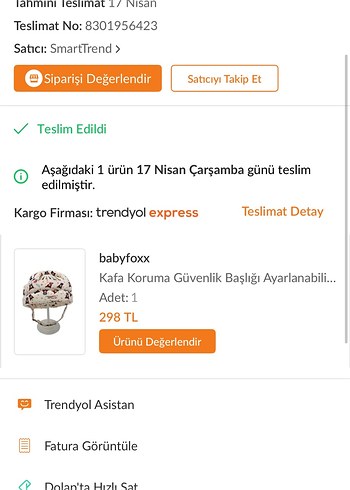 babyfoxx Çok Renkli Kafa Koruma Başlığı - Görsel 2