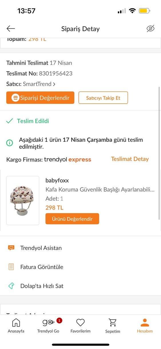 babyfoxx Çok Renkli Kafa Koruma Başlığı - Görsel 2