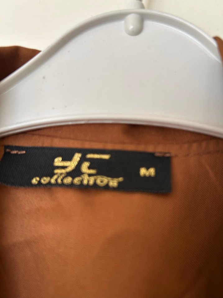 Drapeli Kahverengi Midi Kadın Trençkot - Görsel 3