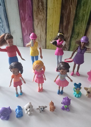 Renkli Mini Bebek ve Aksesuar Seti - Görsel 3