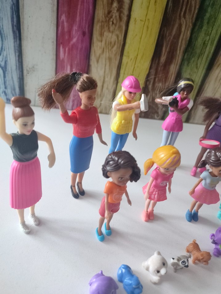 Renkli Mini Bebek ve Aksesuar Seti - Görsel 4