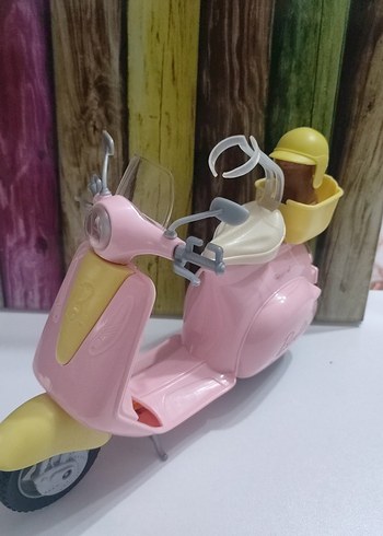 Pastel Pembe Çocuk Scooter'ı - Görsel 9