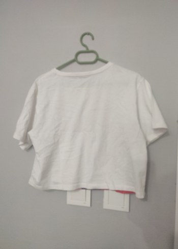 Kız Çocuk Çok Renkli Baskılı Tişört - Görsel 4