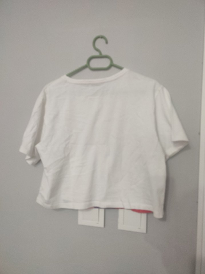 Kız Çocuk Çok Renkli Baskılı Tişört - Görsel 4