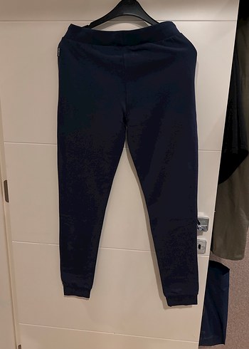 Erkek Lacivert Baskılı Rahat Kesim Eşofman Altı - Görsel 3