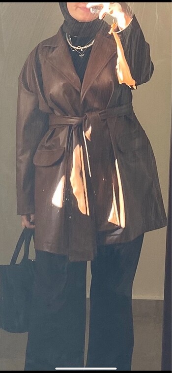 Blazer deri ceket