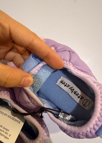 Kız Çocuk Mor Unicorn Desenli Sıcak Terlik - Görsel 3