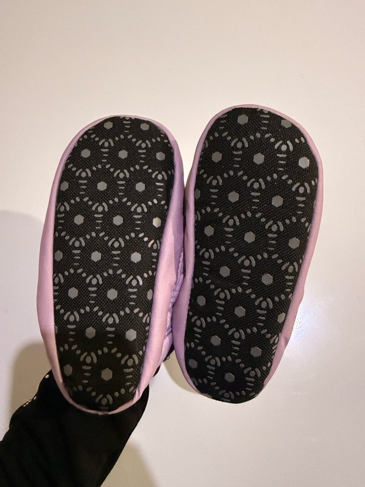 Kız Çocuk Mor Unicorn Desenli Sıcak Terlik - Görsel 4