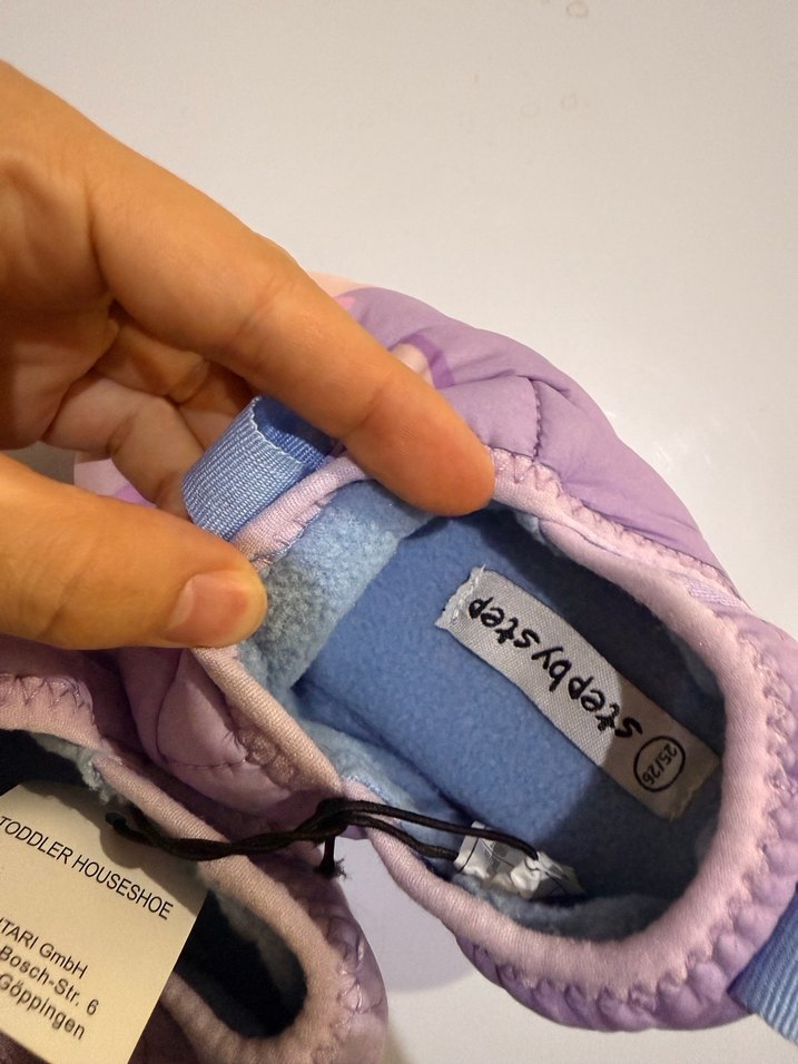 Kız Çocuk Mor Unicorn Desenli Sıcak Terlik - Görsel 3