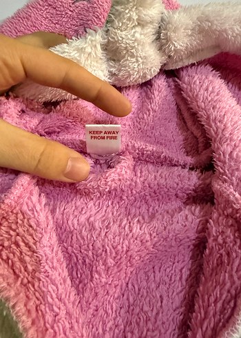 Nakışlı Örgü Kız Çocuk Sıcak Terlik - Görsel 6