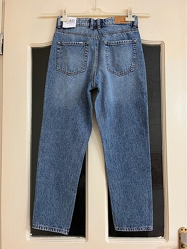 s Beden mavi Renk Stradivarius 1460 Mom Fit Jean
