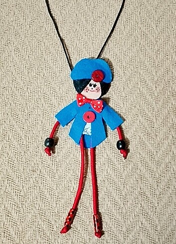 Tasarımcı Puppet Kolye