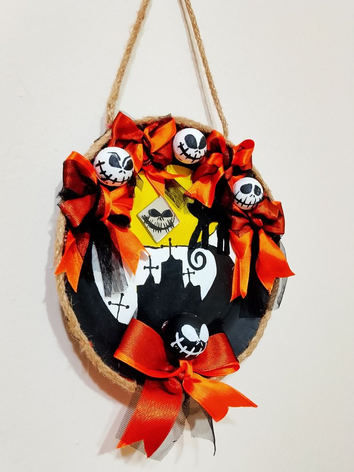 3D Cadılar Bayramı Kapı Süsü - Görsel 2