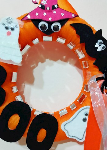 Gotik Halloween Dekoratif Kapı Çelengi - Görsel 4