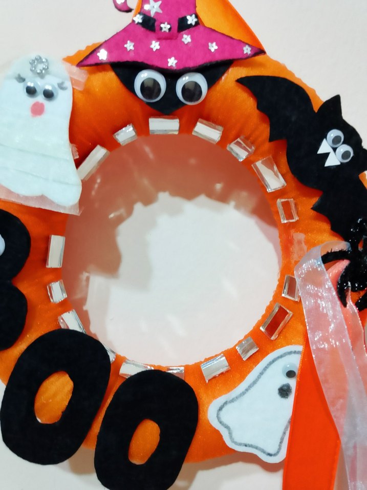 Gotik Halloween Dekoratif Kapı Çelengi - Görsel 4