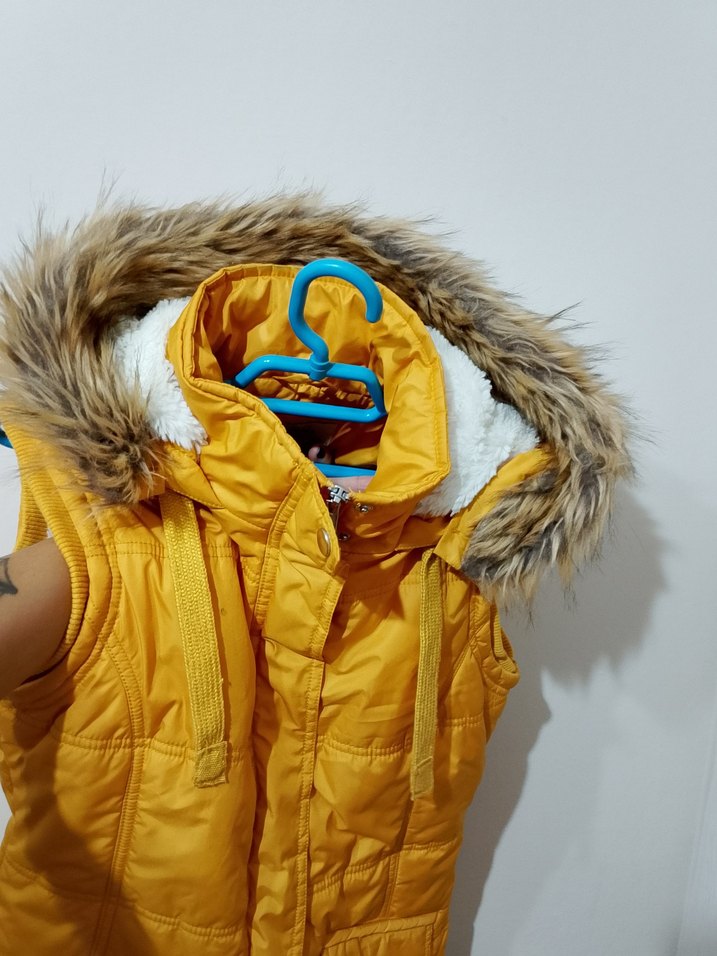 Kürklü Şişme Kadın Yelek - Görsel 4