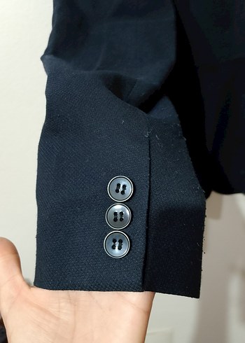 Kadın Lacivert Ofis Blazer Ceket - Görsel 4