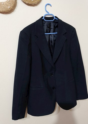 Kadın Lacivert Ofis Blazer Ceket - Görsel 3