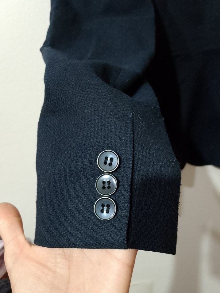 Kadın Lacivert Ofis Blazer Ceket - Görsel 4