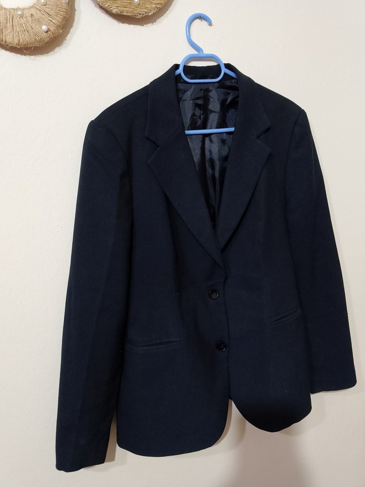 Kadın Lacivert Ofis Blazer Ceket - Görsel 3