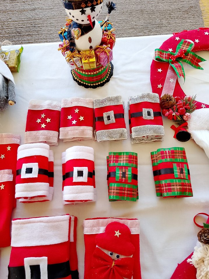 Dekoratif Servis Kılıfı ve Peçete Yüzüğü - Görsel 2