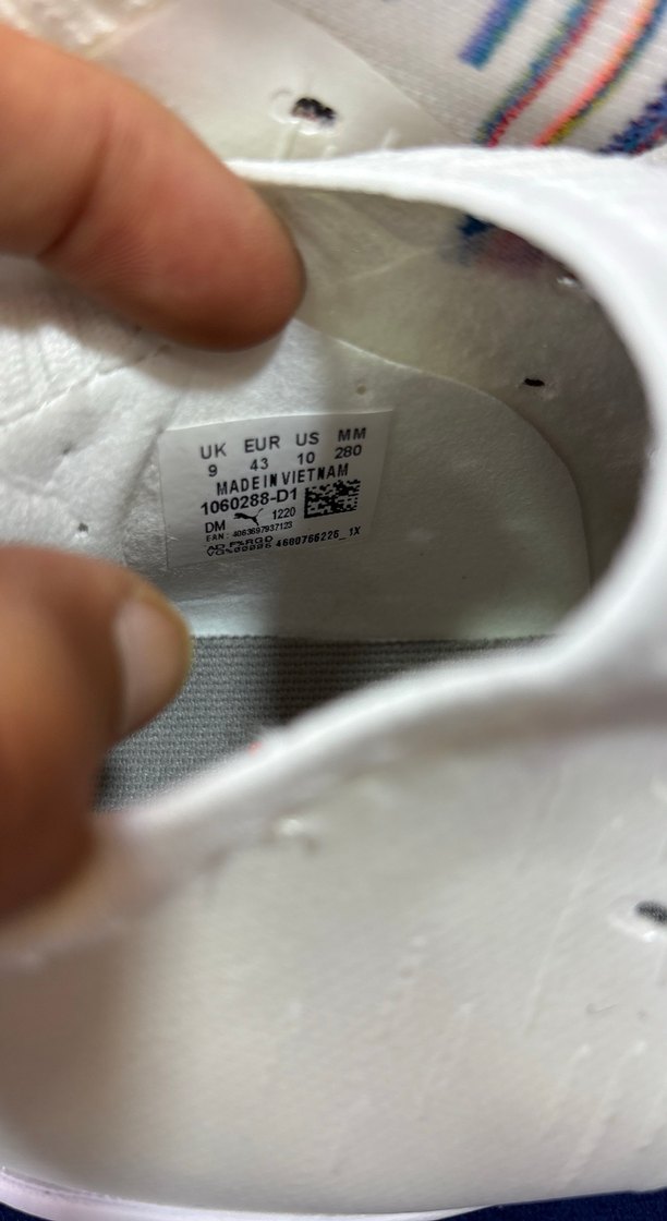 Puma Beyaz Renkli Çizgili Futbol Ayakkabısı — görsel 6/6