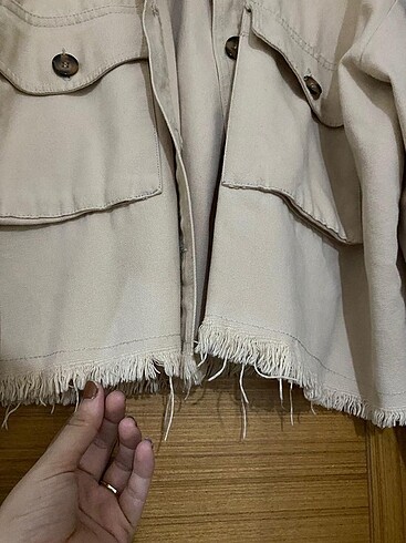 xl Beden Crop oversize ceket