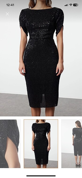 Trendyol Milla Payetli Elbise - Görsel 6