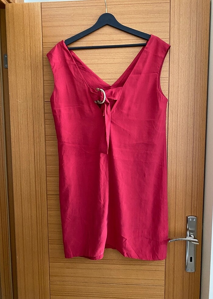 Mango Sırt Detaylı Elbise - Görsel 2