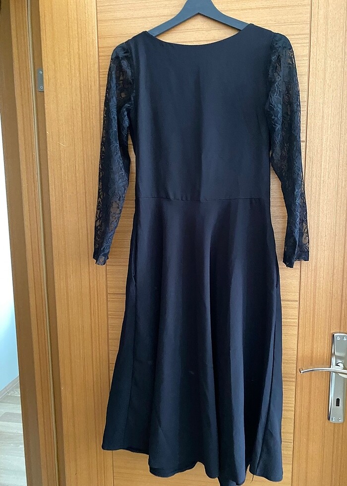 Dantel Kol Elbise - Görsel 3