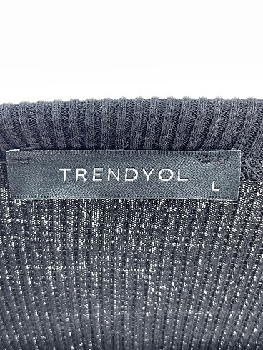 l Beden siyah Renk Trendyol & Milla Uzun Elbise %70 İndirimli.
