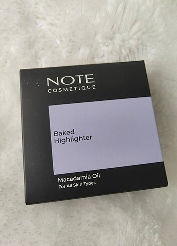 Note baked highlighter aydınlatıcı