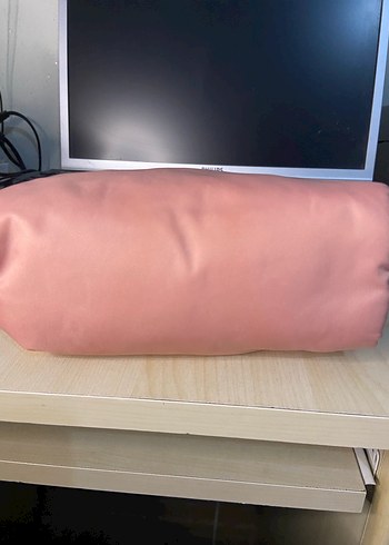 Orijinal Mango pembe makyaj çantası - Görsel 4