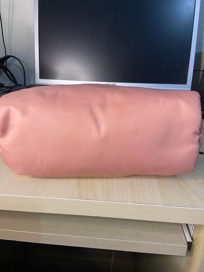 Orijinal Mango pembe makyaj çantası - Görsel 4