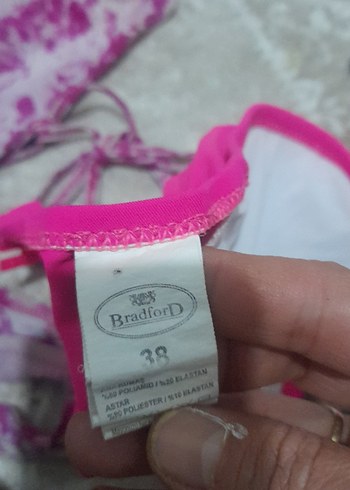 Renkli Bağlamalı Askılı Mini Bikini - Görsel 5