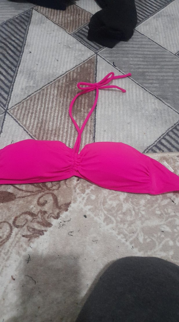 Renkli Bağlamalı Askılı Mini Bikini - Görsel 4