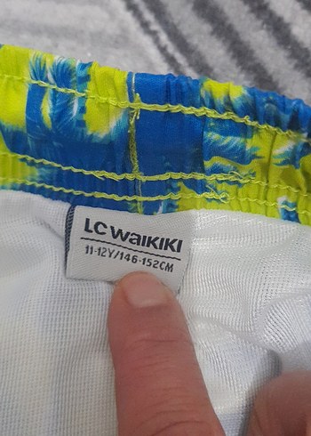 Erkek Çocuk Sarı Renkli Palmiye Desenli Mayo - Görsel 2