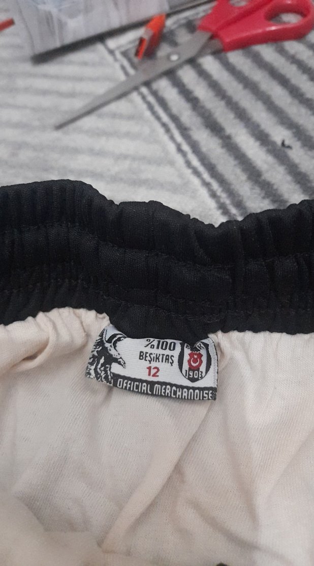 Düğmeli Siyah Erkek Mini şort Altı - Görsel 2