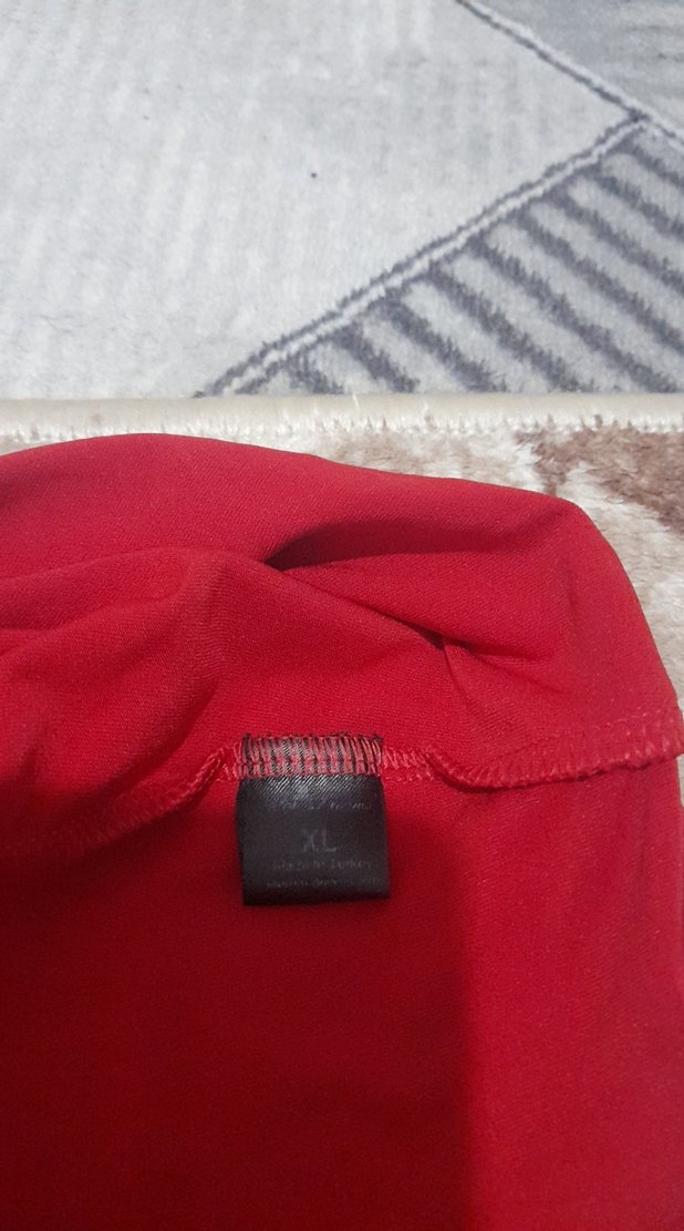 Kırmızı Straplez Hamile ve Emzirme Geceliği - Görsel 4