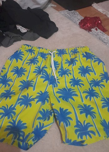 LC Waikiki Mavi Tie-Dye Erkek Mini Mayo - Görsel 2