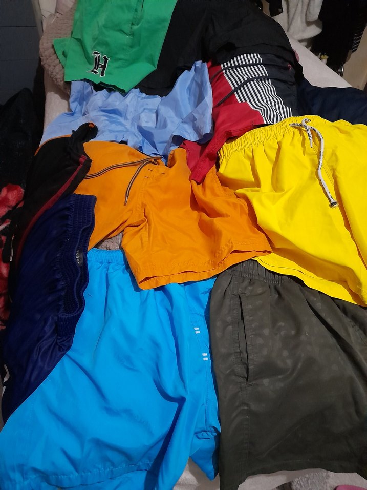 LC Waikiki Mavi Tie-Dye Erkek Mini Mayo - Görsel 4