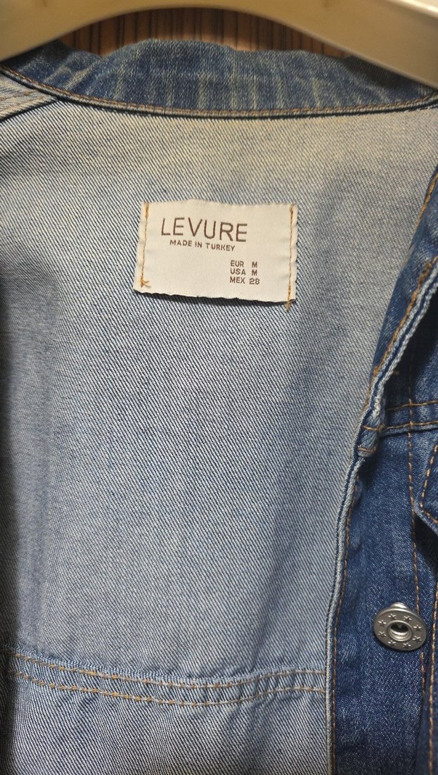 Uzun Boy Mavi Kadın Kot Ceket - Görsel 2