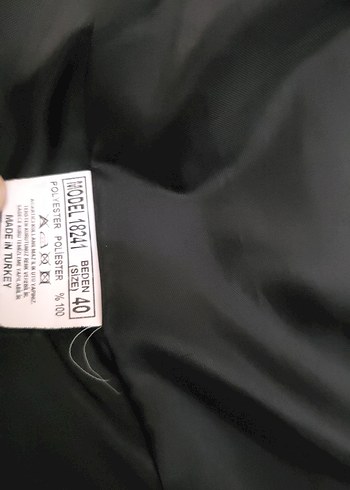 Kadın Siyah Uzun Fermuarlı Yelek ve takım şeklinde kısa tunik - Görsel 7