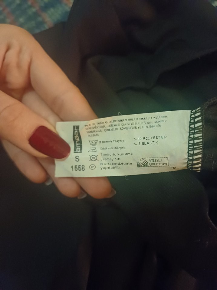 Siyah Kadın Tayt - Görsel 4