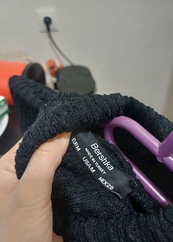 Kadın Siyah Boğazlı Triko Kazak - Görsel 5