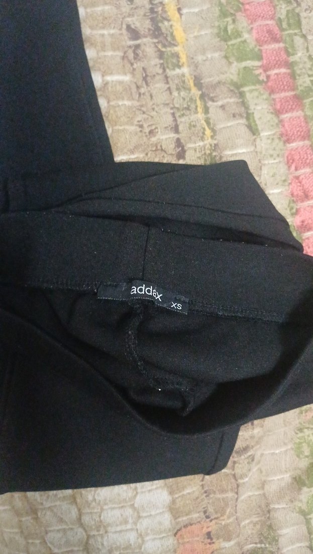 Siyah Kadın İspanyol paça tayt - Görsel 2