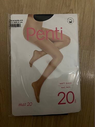 Penti Penti Siyah 20 Den Külotlu Çorap