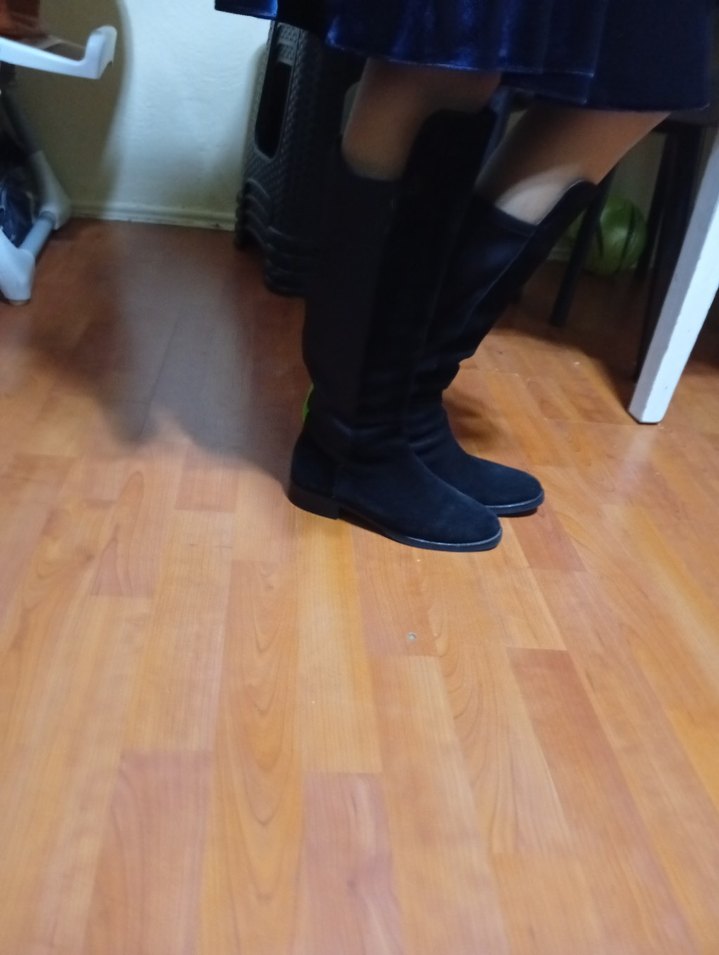 Siyah Süet Dizüstü Bot yeni sıfırdan farksız bı defa kullanildu - Görsel 2